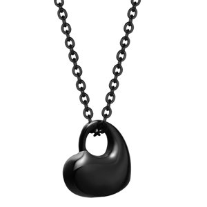 Ioensy - Collar Con Colgante De Tubo De Acero Inoxidable Cápsula De Caja Hueca Para Joyería De Cenizas