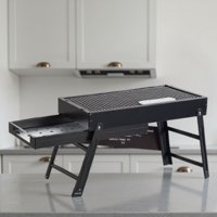 Line - Mini Parrillera De Carbón Plegable Portátil Acero