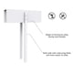 thumbnail image 3 of Cerradura para Puerta Plegable BILLROAD Seguridad Infantil de Aluminio con Deslizamiento, 3 of 7