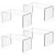 thumbnail image 1 of Elevadores acrílicos Jusalpha Clear, 4 unidades, para joyas y figuras, 1 of 6