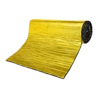 Ioensy - Alfombrilla Aislante Universal Para Automóviles, Para Puertas Y Chasis De Vehículos, 10 Mm De Espesor, Dorada