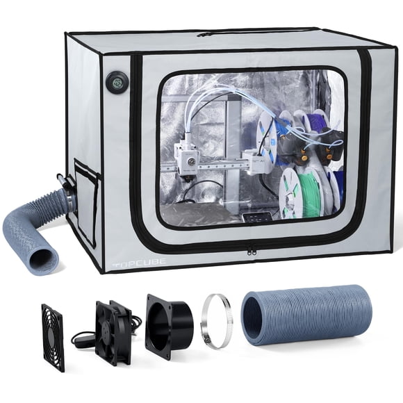 Caja para Impresora 3D TopCube A1 Combo con Kit de Extracción