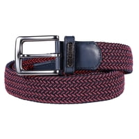 Gino Rodinis - Cinturón Elasticado Hombre 2518 Talla S-M Azul/Rojo