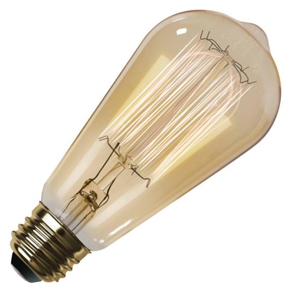 Bombilla Feit Electric ST19 vintage de 40 W, E26, color blanco suave