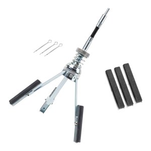 Ioensy - Juego De Herramientas De Repuesto Para Bruñir Cilindros De Motor, Piedras De Lijado Y Pulido De 3 Mordazas De 3 Pulgadas