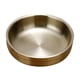 thumbnail image 4 of Plato redondo de acero inoxidable con forma de salsa, plato de soja, oro, 13 cm., 4 of 5
