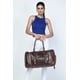 thumbnail image 3 of Mochila Sharo Jacquard Blanco y Negro con Detalles en Cuero, 3 of 11