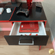 thumbnail image 3 of Escritorio Gamer Negro Rojo 160x55,5x74,5 cm, 3 of 7