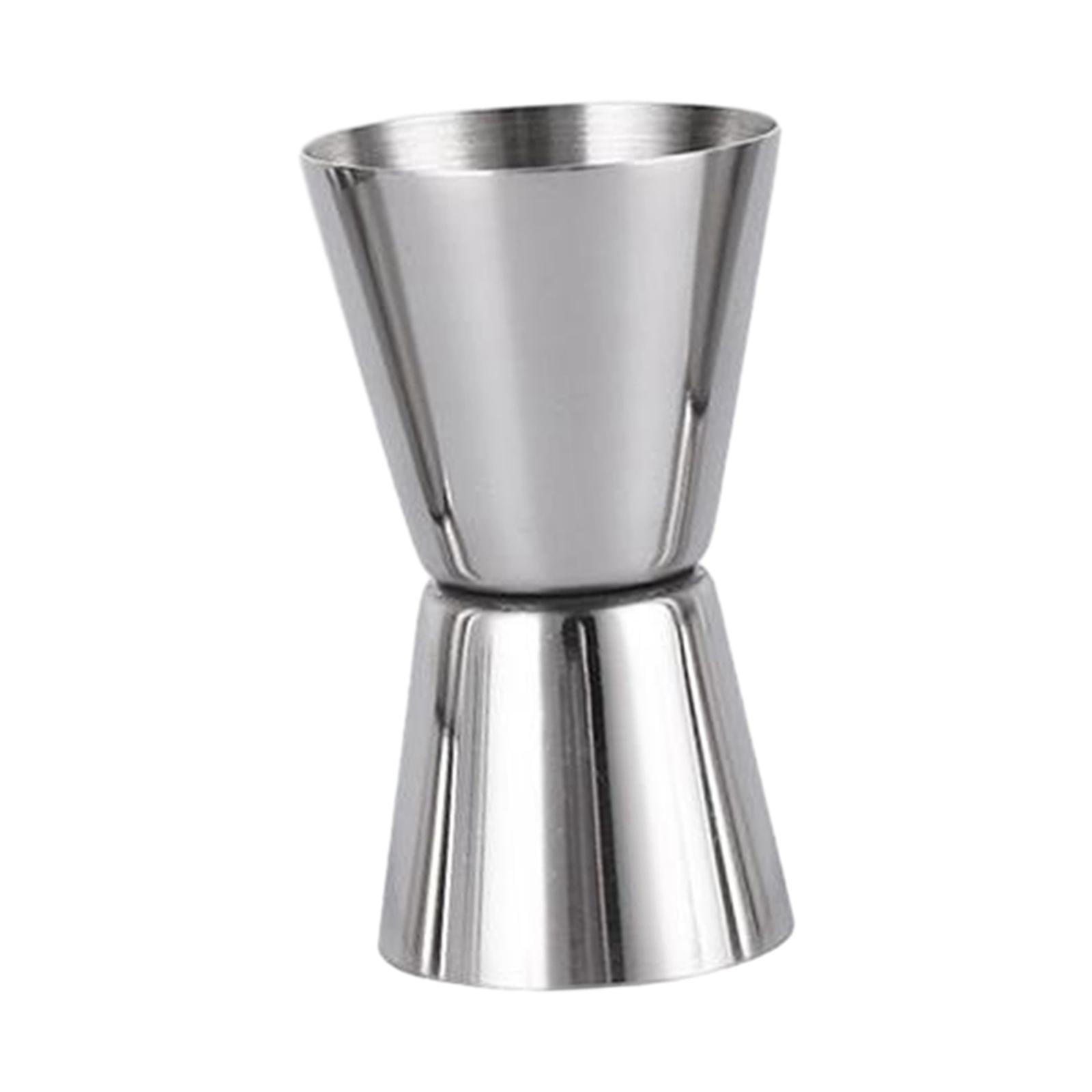 Magideal - Jigger De Acero Inoxidable De Doble Cabezal Para Cócteles, Práctico Vaso Medidor De Vino, Herramientas De Bar Para Coctelería, Hogar, Cocina, Camping. 20ml O 40ml