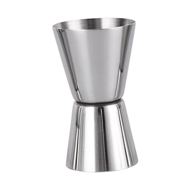 Jigger de acero inoxidable de doble cabezal para cócteles, práctico vaso medidor de vino, herramientas de bar para coctelería, hogar, cocina, camping. 20ml o 40ml