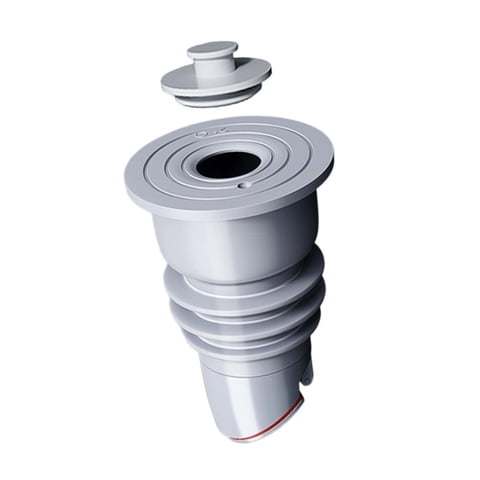 Bothyi - Tapón De Sellado Para Tubería De Drenaje, Cubierta De Sellado Para Tubería De Alcantarillado Para Lavadora De Cocina, 53 X 78 Mm