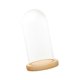 thumbnail image 1 of Cúpula De Cristal Transparente Cloche Decoración De Casa De Muñecas Adorno DIY Cúpula Transparente Cloche 12cmx25cmx14cm, 1 of 5