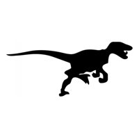 Rienda Libre Graphics - Decomural Velociraptor Jurassic Dinosaur Ws-15277