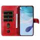 thumbnail image 2 of Funda tipo cartera para Tecno Pova 7 con bolsillo con cremallera y ranuras para tarjetas – Función de soporte Rojo, 2 of 5