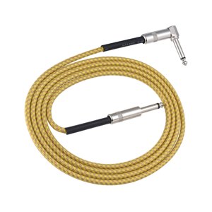 Magideal - Cable De Audio De 6,35 Mm Estéreo Ignífugo Plug And Play Instrumento Musical Cable Aux Para Micrófono Mezclador Amp Cable Altavoz Ecualizador 200Cm