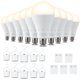 thumbnail image 1 of Bombilla de emergencia DEBAOBULB recargable 9W 3000K 120V, 1 of 9