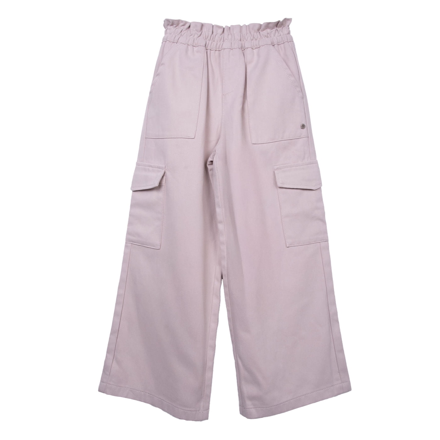 Pillin - Pantalón Niña Cargo Cintura Elasticada Beige