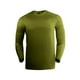 thumbnail image 1 of Polera Fit Infantil Primera Capa Para Futbol Manga Larga Verde Musgo Talla 14, 1 of 2