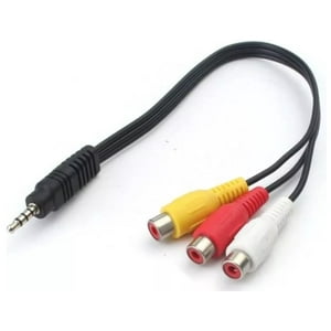 Cellpoint - Cable Auxiliar A 3Rca Hembra De 30Cm