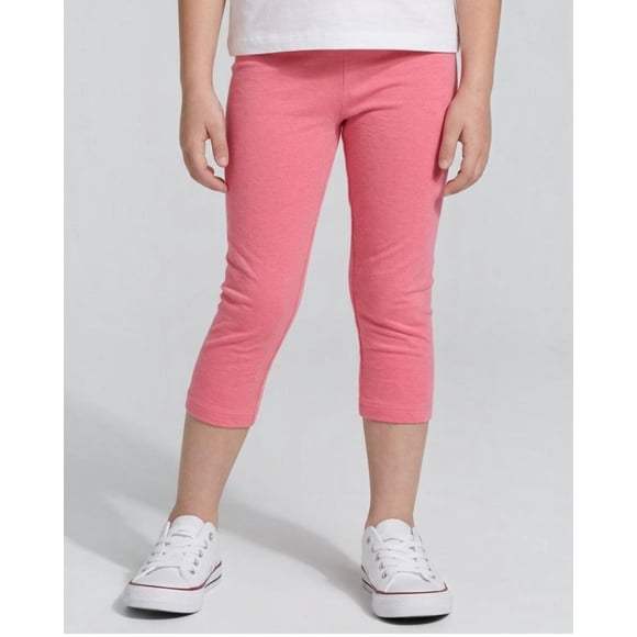 Calza Niña Capri Rosa Fluor salmon 12
