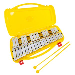 Bothyi - Glockenspiel Y Dos Mazos Regalo Perfecto Para Niños Pequeños Plata
