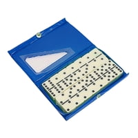 Bothyi - Juego De Dominó Juego De Rompecabezas Actividad Juego De Viaje Juego De Bloques Clásicos Divertidos Para Niños Azul