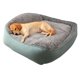 thumbnail image 1 of Cama CÃ³moda Y Suave De Perro Para Las 4 Estaciones Talla L Verde Claro Liso, 1 of 5