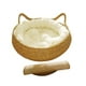 thumbnail image 3 of Cesta Para Cama De Gato, Tabla Rascadora Para Gatitos, Perros Pequeños, Gatos De Interior, Almohada Blanca De 38x13cm, 3 of 5