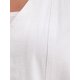 thumbnail image 5 of INSPIRE CHIC Chaleco de Regreso a Clases para Mujer, Chaleco de Mezclilla con Cuello en V, Bolsillos con Parche, Botones, Sin Mangas, Chaqueta de Jean L Blanca, 5 of 6