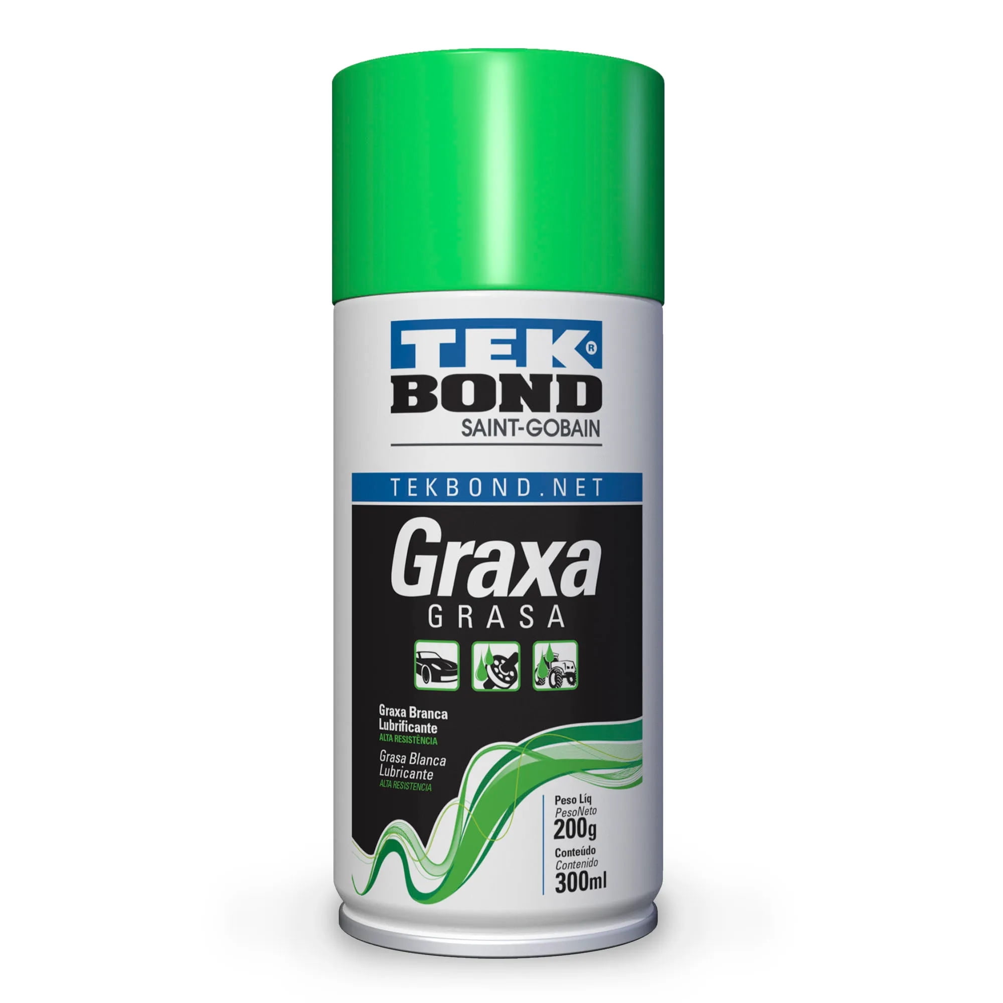 Tekbond - Grasa Blanca Lubricante Multiuso Spray
