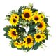 thumbnail image 5 of Guirnalda De Girasoles Al Aire Libre Pared De La Puerta Principal Decoración Floral Artificial Para El Hogar, 5 of 5