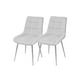 thumbnail image 1 of Pack 2 Sillas Merichair Tapizado Silver Gris Claro, 1 of 3