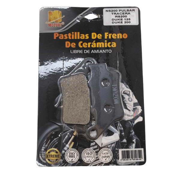 Pastilla De Freno Trasera Ns200 Rs200 Duke 125 Duke 200