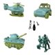 thumbnail image 2 of Juguete Camion De Guerra Con Helicoptero Accesorios Armable Green, 2 of 2
