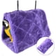 thumbnail image 3 of Hamaca colgante para loros, cueva, jaula, nido de pájaro, cabaña de peluche, tienda de campaña, cálida casa nido de invierno para pájaros o jaula, juguete para guacamayos, periquitos, cacatúas, canari, 3 of 7