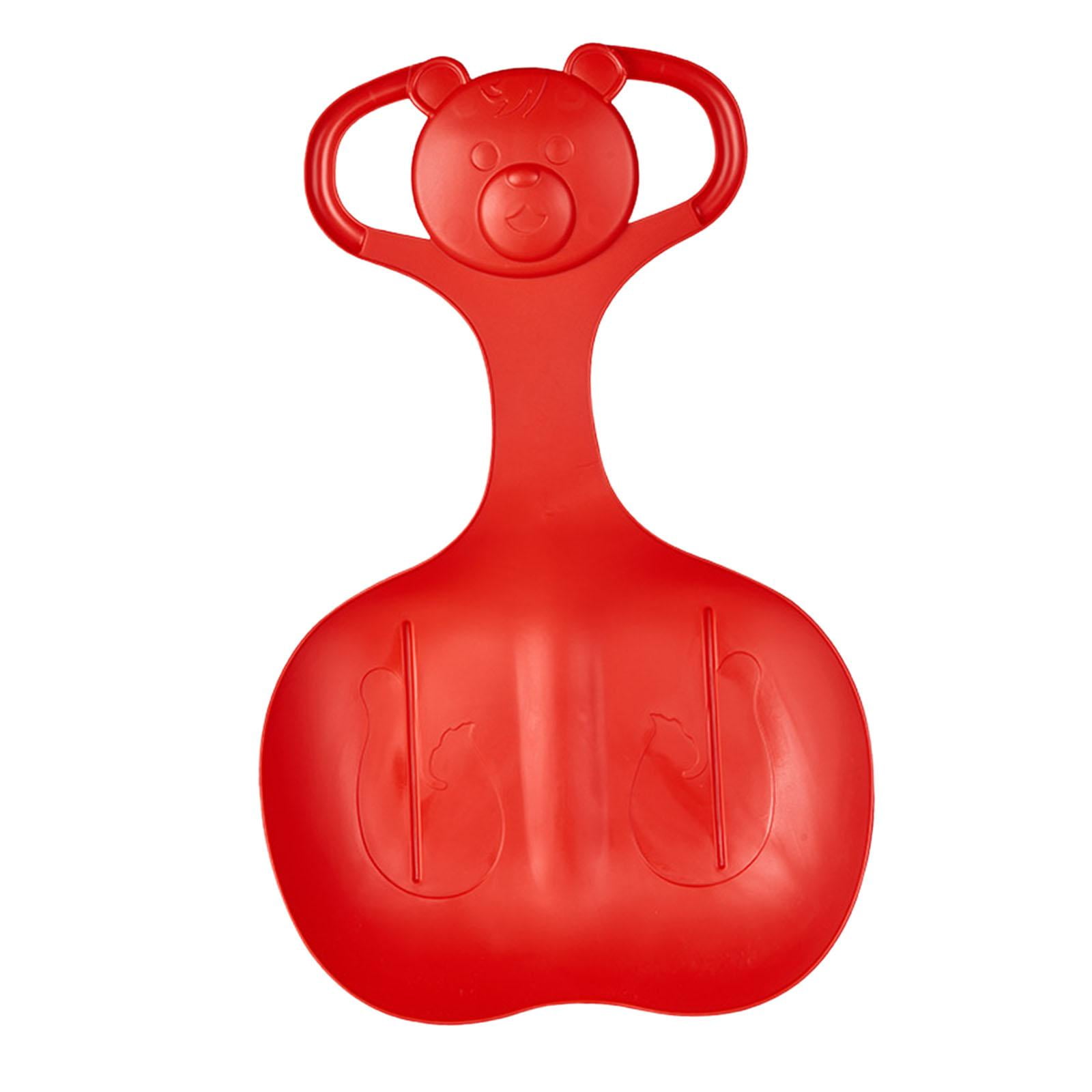 Magideal - Trineo De Nieve, Trineo, Trineo Deslizante De Arena Y Hierba, Tabla De Esquí, Trabajo Pesado, Trineo De Nieve Para Descenso Para Niños, Adultos, Niños Rojo