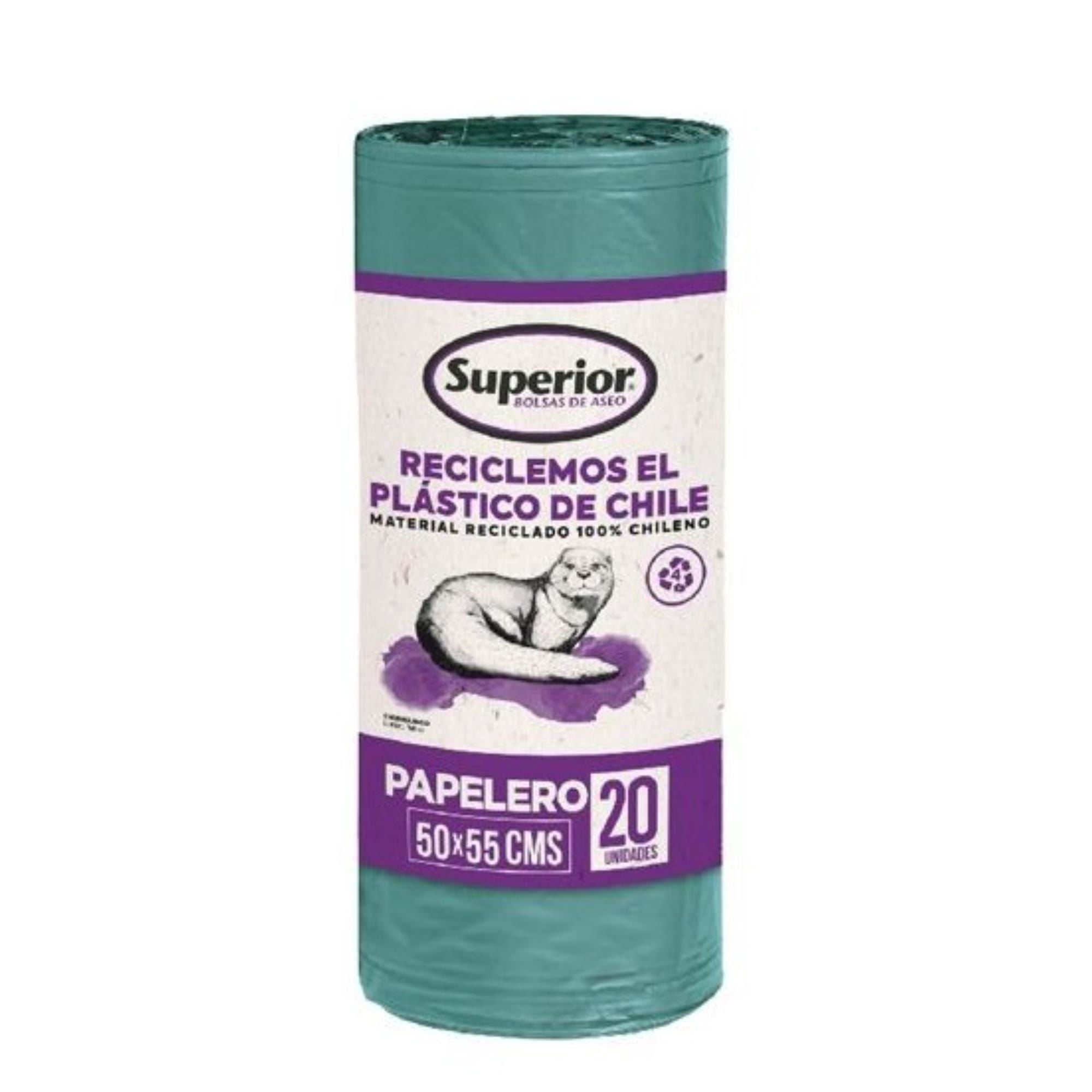Bolsa de Basura Pequena Papelero 50x55 cm, 20 Un