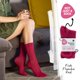 thumbnail image 5 of Calcetines Not Just a Sock Rosa Flambe Rojo Talla Única, 5 of 6