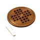 thumbnail image 5 of Juego De Mesa Solitario Clásico Indio Peg Solitaire Puzzle Juguete Para Ni?os Familia, 5 of 5