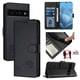 thumbnail image 1 of Funda tipo cartera FOXDOCK para Google pixel 6 Pro con soporte, ranuras, RFID, diseño de gato, 1 of 5