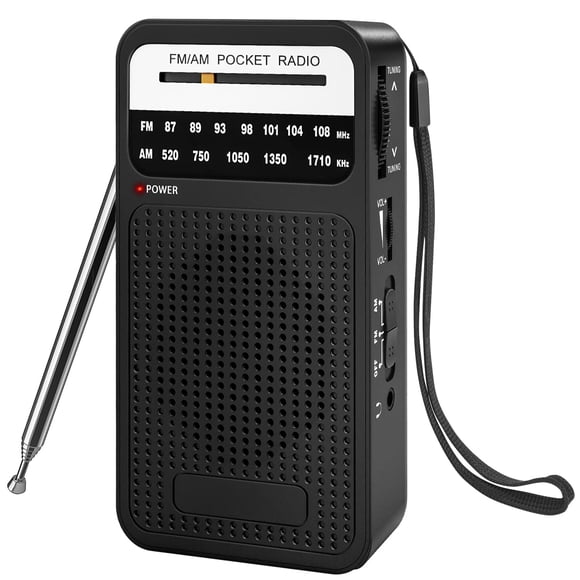 Radio portátil Goodes AM/FM Transistor 2AA que funciona con pilas