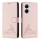 thumbnail image 1 of Funda tipo cartera FOXDOCK para Xiaomi Poco X7 Pro 5G con soporte, ranuras, RFID, diseño de gato, 1 of 5