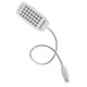 thumbnail image 2 of Lámpara Portátil USB Con Cuello De Cisne De 28 LED Para Ordenador Portátil, PC, MAC, Blanca, Embolsada, 2 of 5