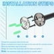 thumbnail image 4 of Uxcell 3 piezas de ganchos para toallas de baño de acero inoxidable, ganchos redondos de alta resistencia de 4.8x0.3 pulgadas montados en la pared, 4 of 7