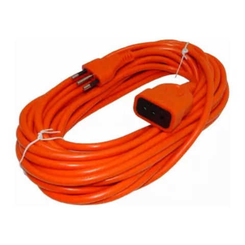 Macrotel - Alargador Extension De Corriente 10Mts 10A Naranja