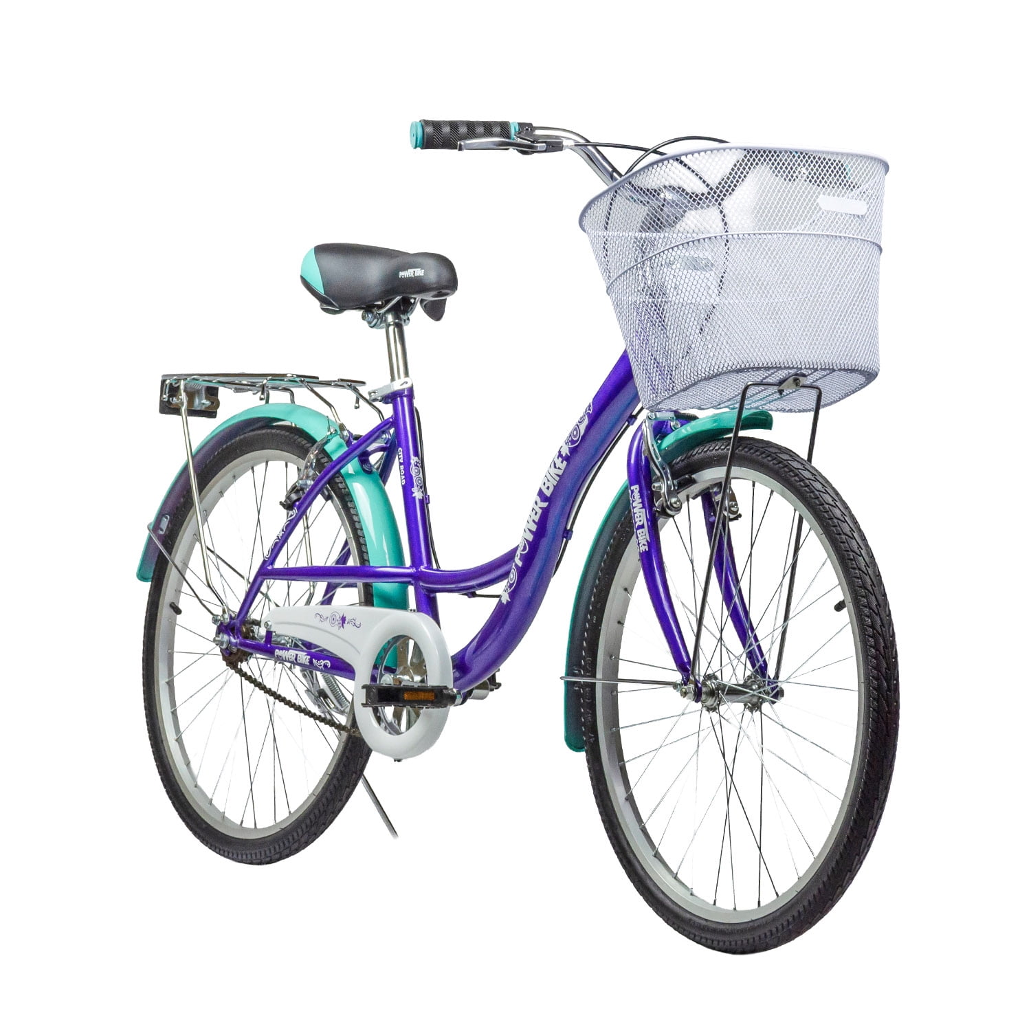 Powerbike - Bicicleta Paseo Aro 24 Morada