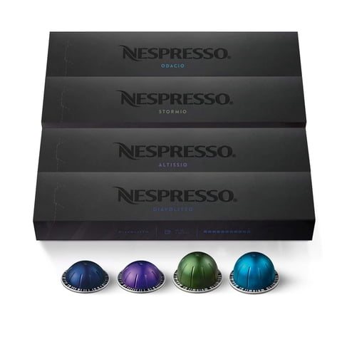 Cápsulas De Café Nespresso Vertuo Intense Variety Pack X40