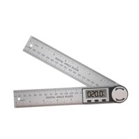 Ioensy - Buscadores De Ángulos Digitales Transportador Medidor De Buscadores De Ángulos Digitales Escala De Alta Precisión 3V 200 Mm