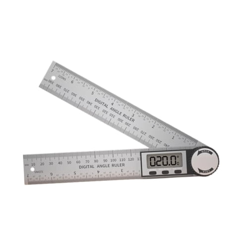 Ioensy - Buscadores De Ángulos Digitales Transportador Medidor De Buscadores De Ángulos Digitales Escala De Alta Precisión 3V 200 Mm