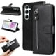thumbnail image 1 of Funda con Cremallera para Samsung Galaxy A56 5G, Carcasa Cartera de Cuero PU con Soporte y Tarjetero, 1 of 6